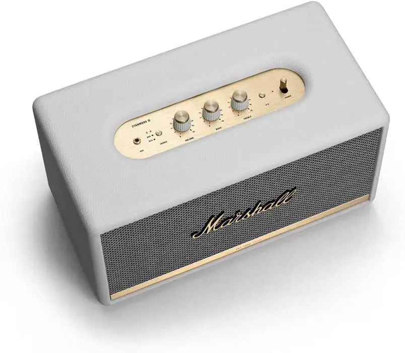Certified Refurbished - Marshall Stanmore II Wireless Bluetooth Speaker - White - Secondipity