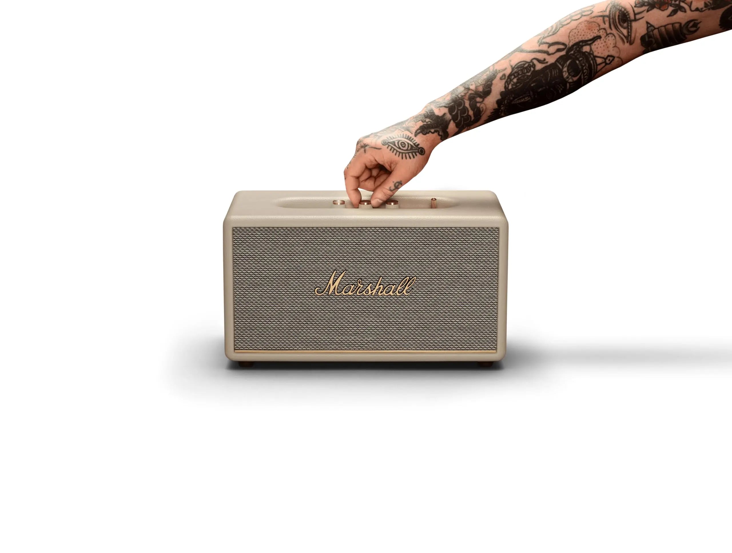 Certified Refurbished - Marshall Stanmore III Bluetooth Wireless Speaker - Cream MarshallBullseye Deals