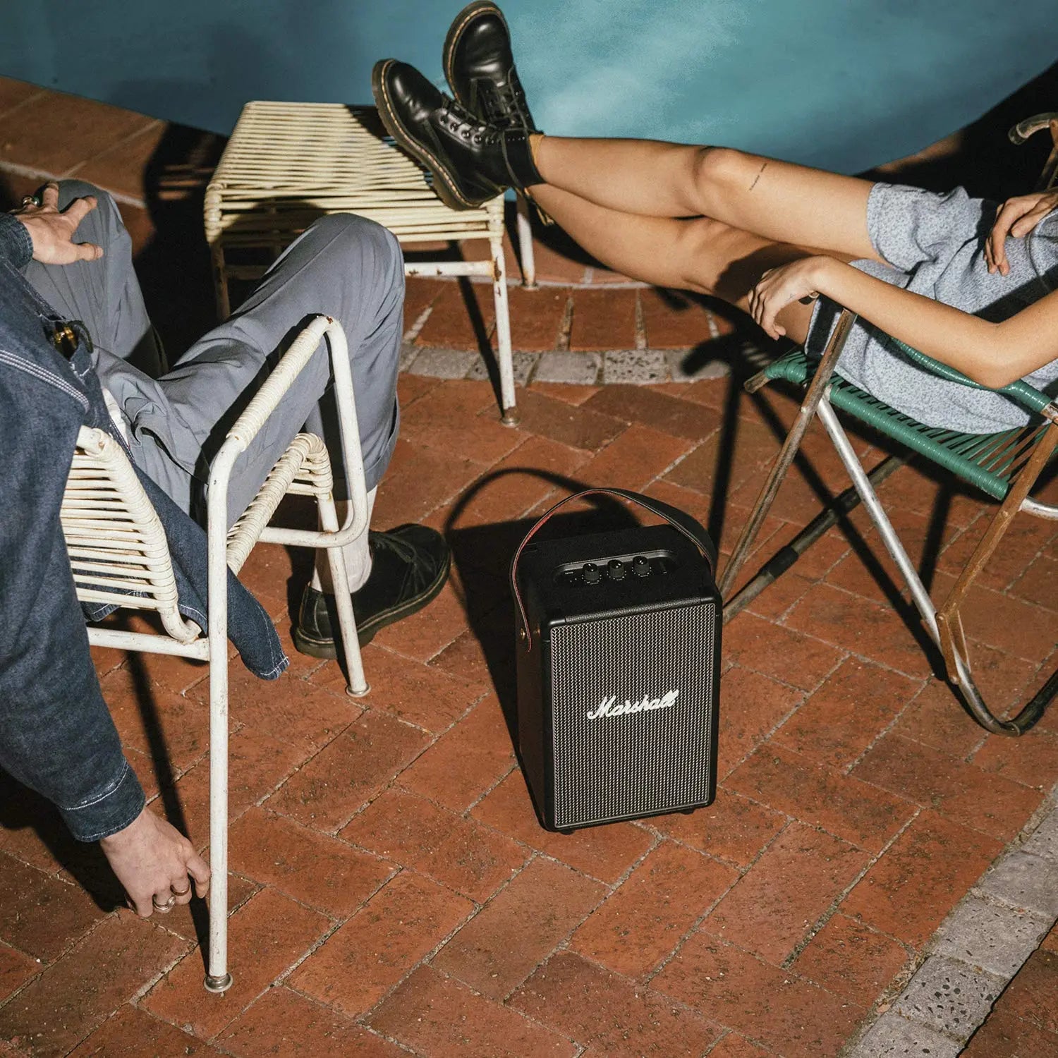 Certified Refurbished - Marshall Tufton Portable Wireless Bluetooth Speaker - Black - Secondipity