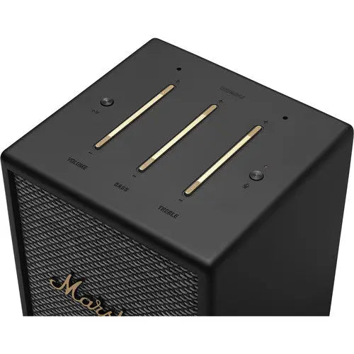 Certified Refurbished - Marshall - Uxbridge Smart Speaker with Amazon Alexa - Black - Secondipity