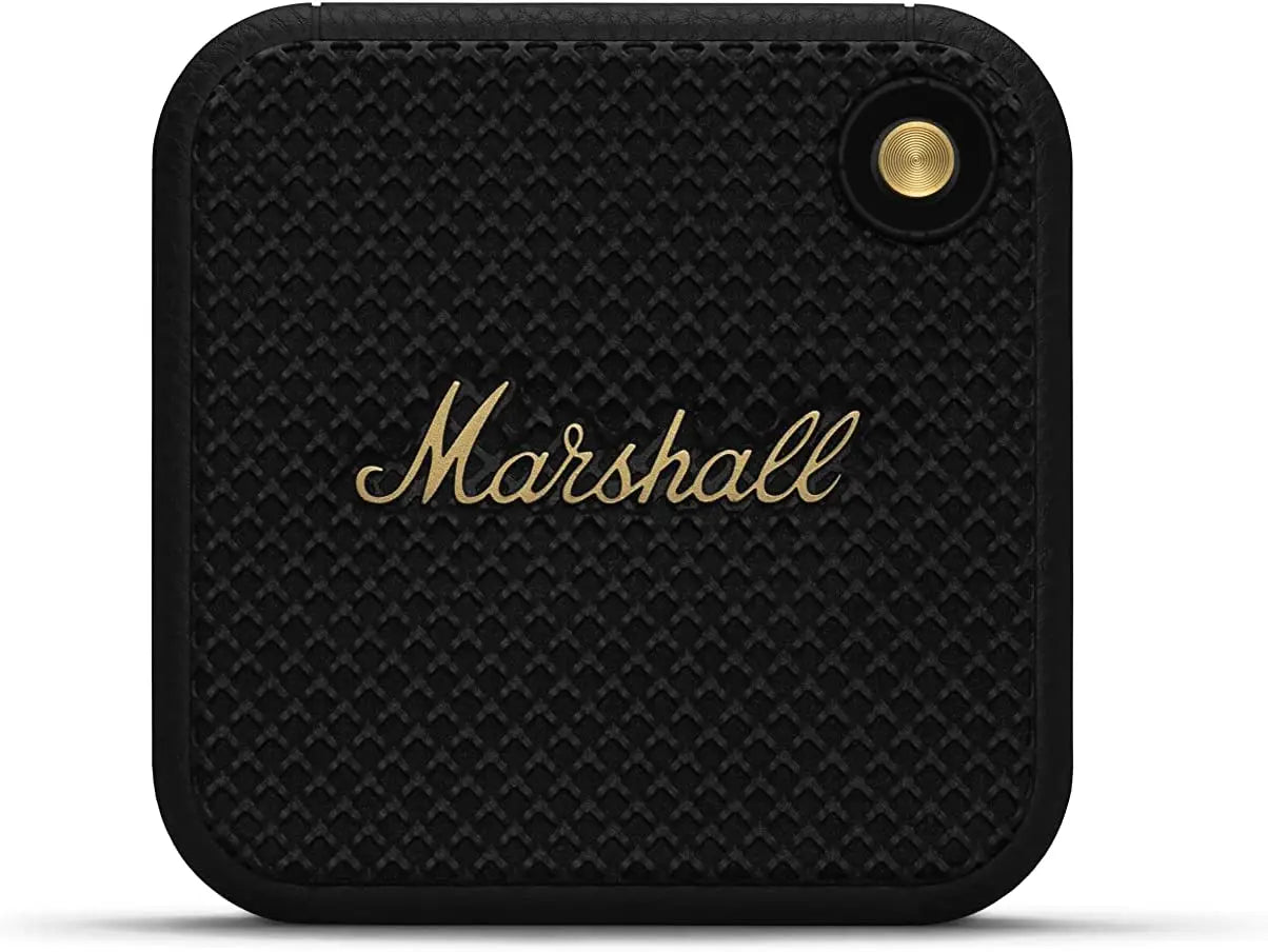 Certified Refurbished - Marshall - Willen BT Portable Speaker - Black & Brass MarshallBullseye Deals