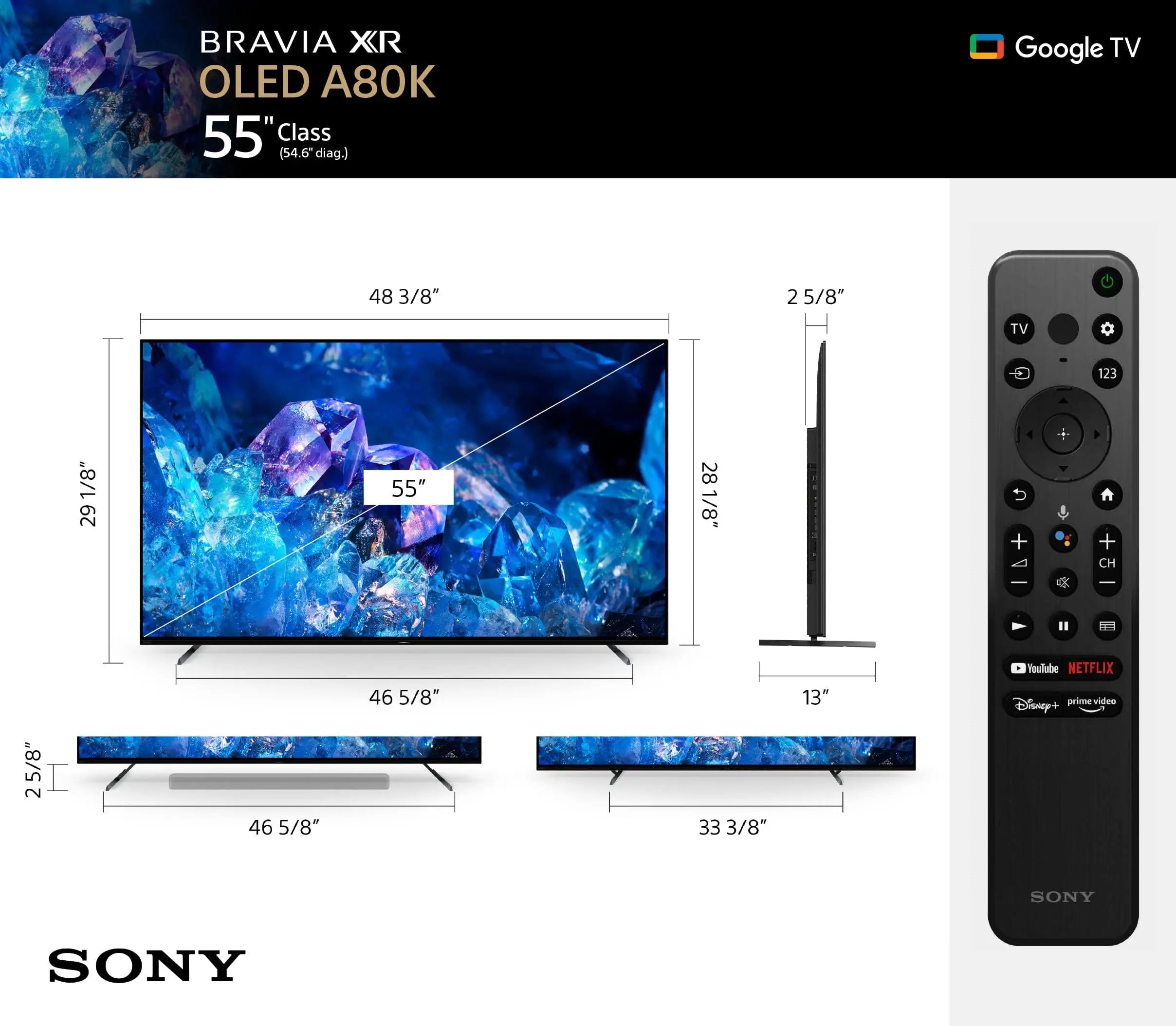 Certified Refurbished - Sony - 85" Class X80K Series LED 4K HDR Smart Google TV SonyBullseye Deals