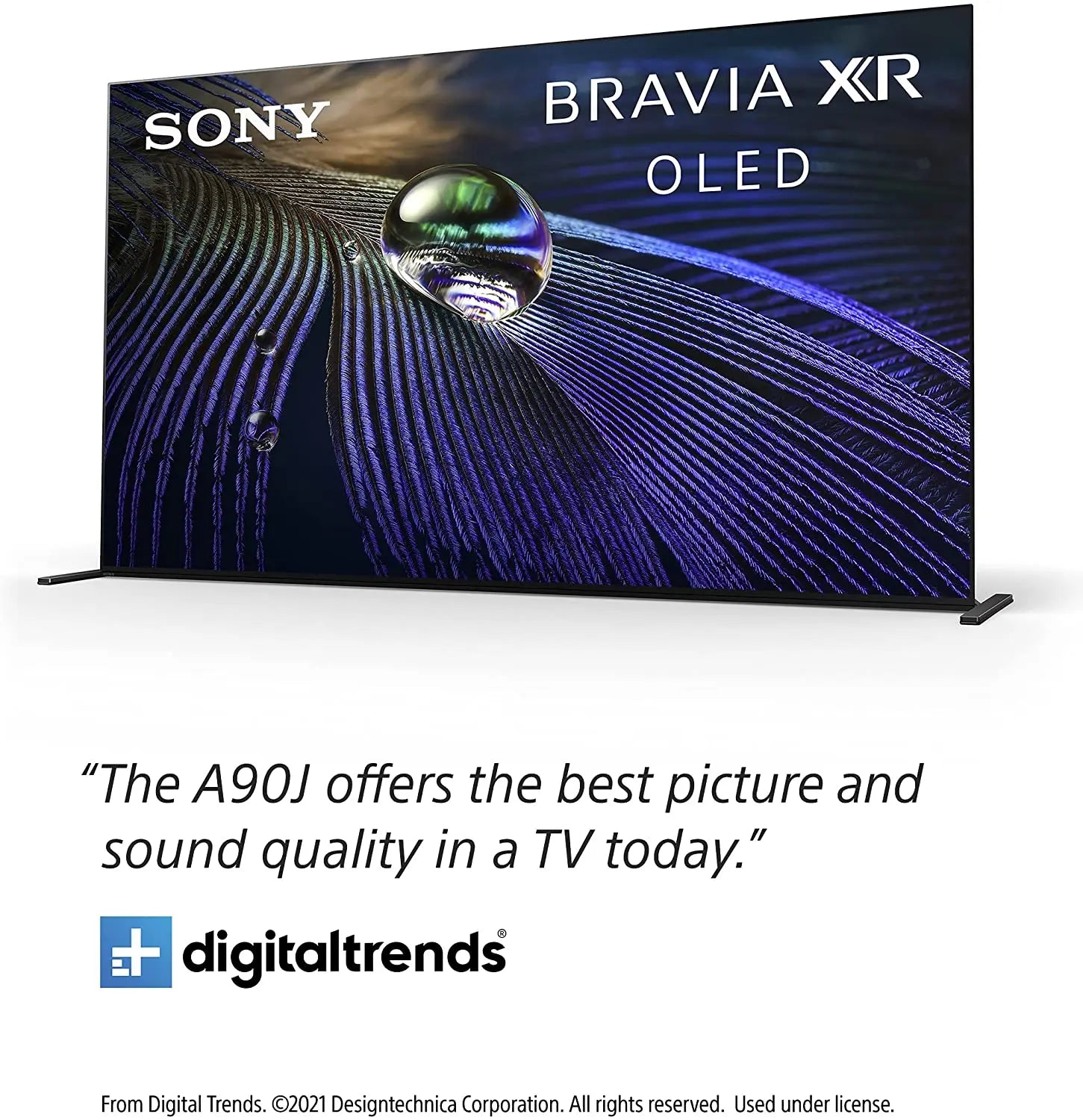 Certified Refurbished - Sony A90J 83 Inch TV: BRAVIA XR OLED 4K Ultra HD Smart Google TV - XR83A90J SonyBullseye Deals