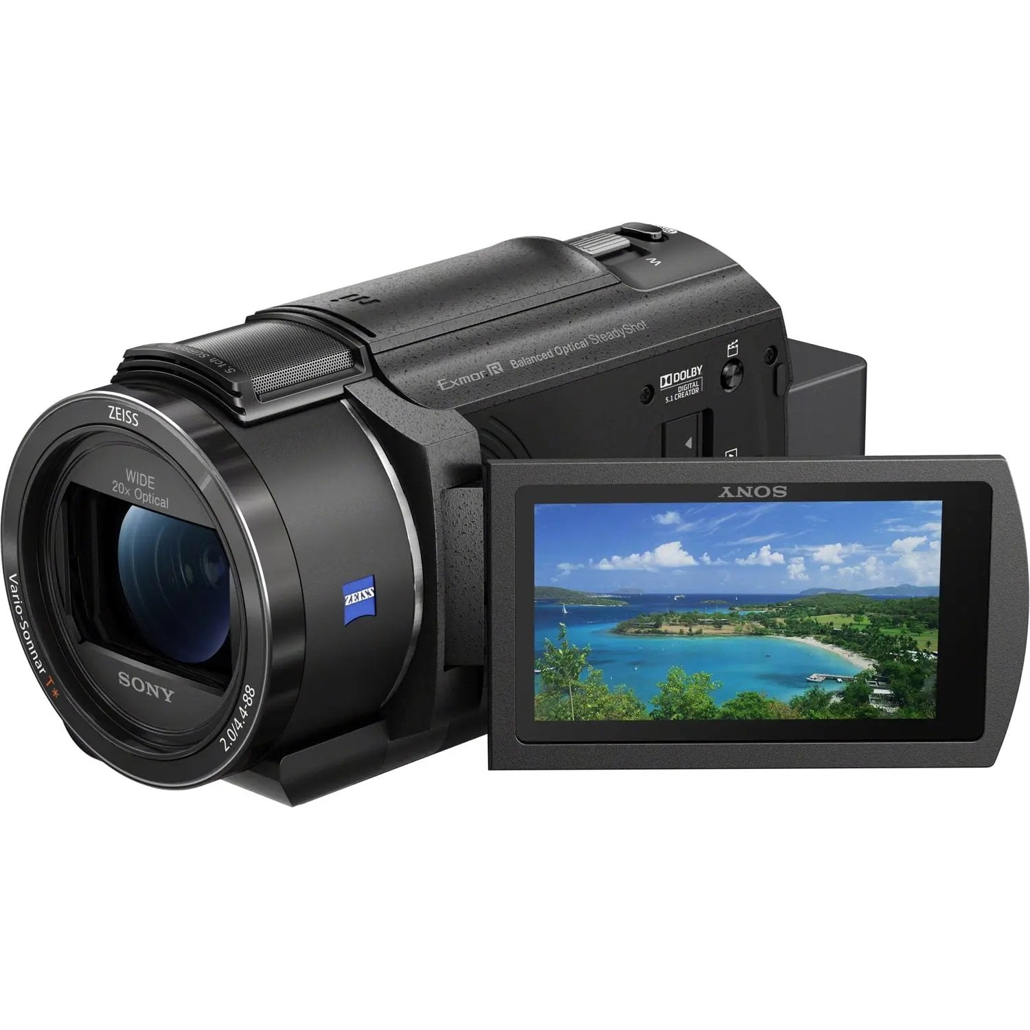 Certified Refurbished - Sony - AX43A 4K Handycam with Exmore R CMOS sensor camcorder - Black SonyBullseye Deals