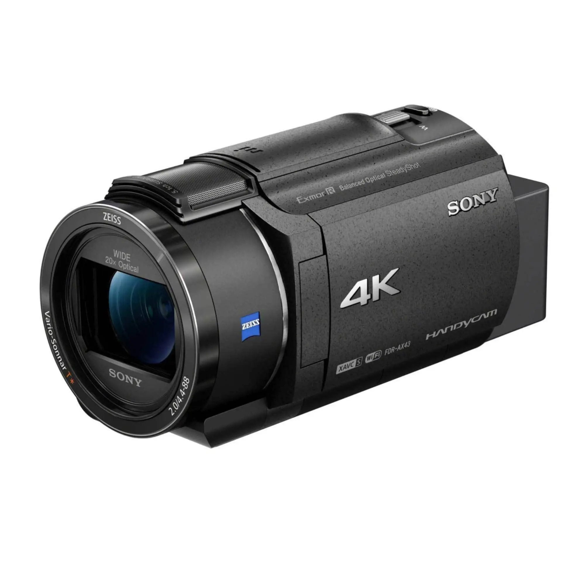 Certified Refurbished - Sony - AX43A 4K Handycam with Exmore R CMOS sensor camcorder - Black SonyBullseye Deals