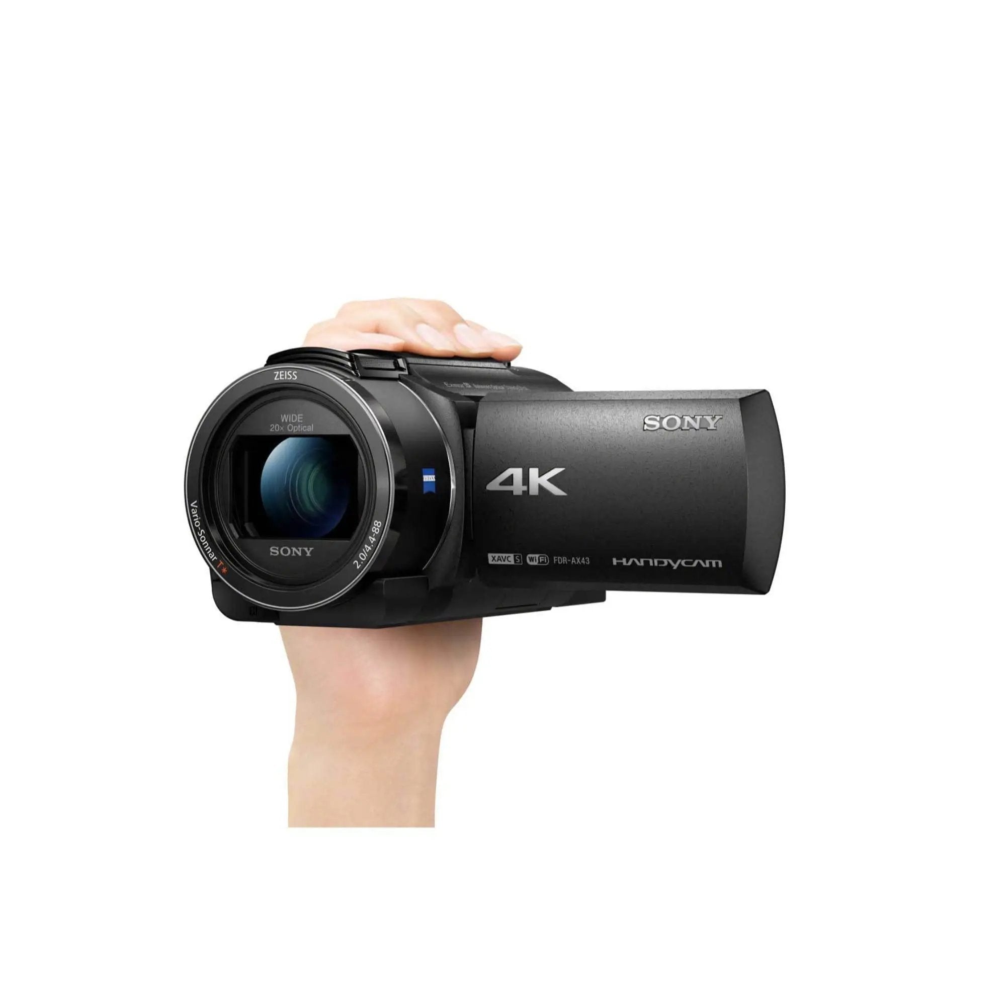 Certified Refurbished - Sony - AX43A 4K Handycam with Exmore R CMOS sensor camcorder - Black SonyBullseye Deals