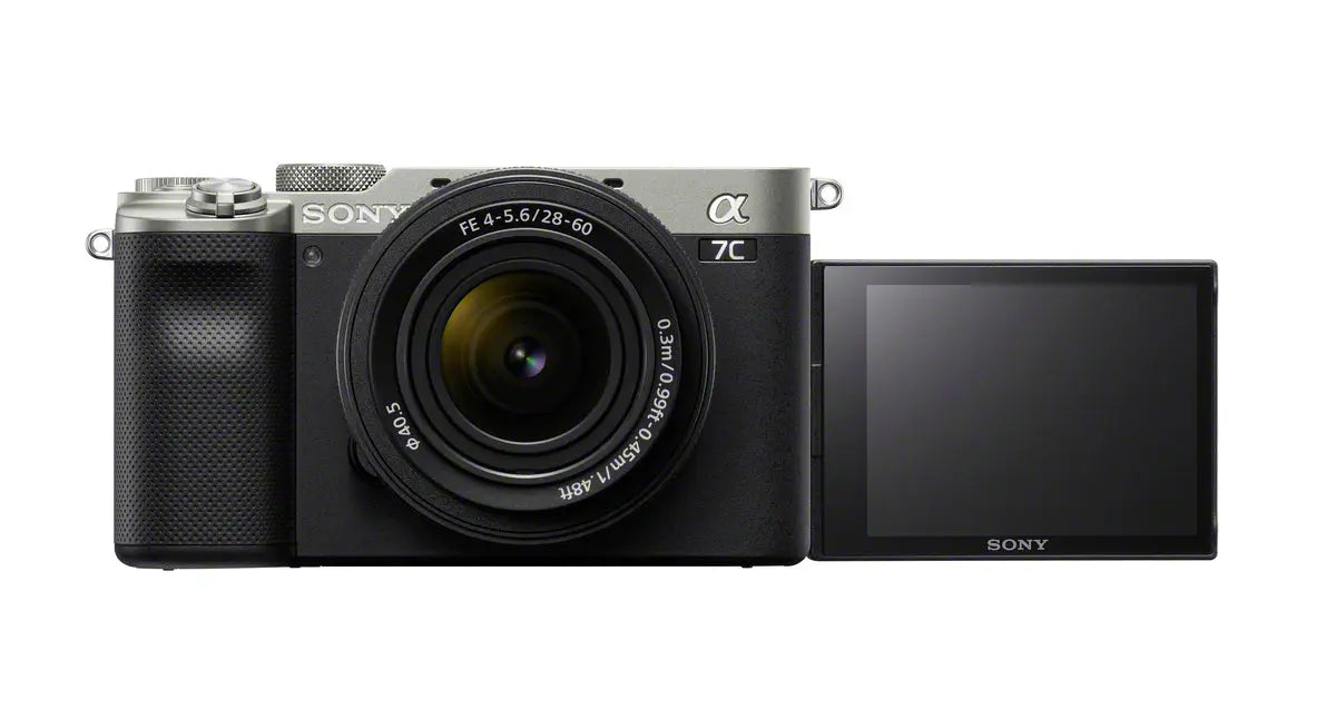 Certified Refurbished - Sony Alpha 7C Full-Frame Compact Mirrorless Camera Kit - Silver (ILCE7CL/S) SonyBullseye Deals