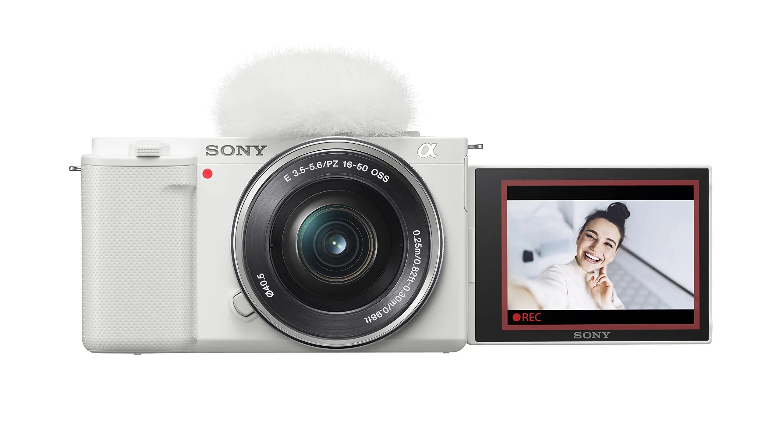 Certified Refurbished - Sony - Alpha ZV-E10 Mirrorless Vlog Camera - Body Only - White SonyBullseye Deals