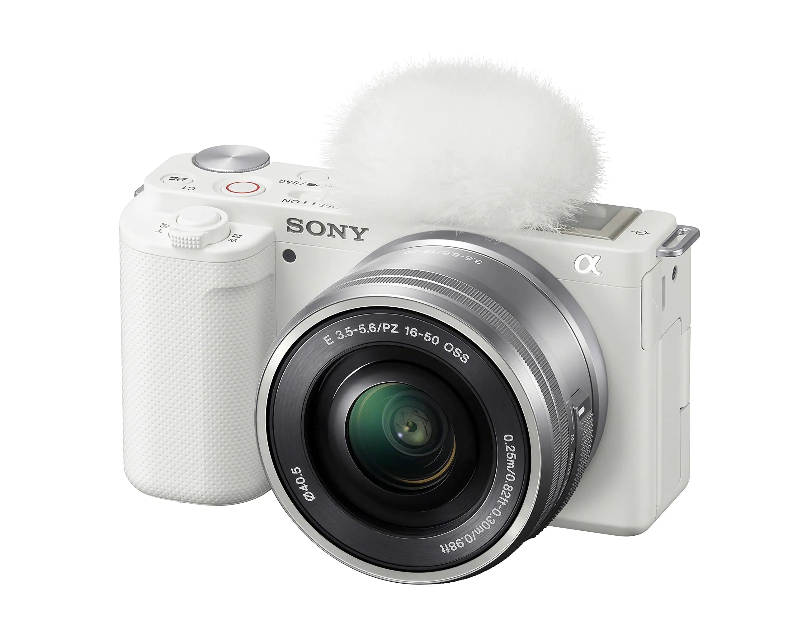 Certified Refurbished - Sony - Alpha ZV-E10 Mirrorless Vlog Camera - Body Only - White SonyBullseye Deals