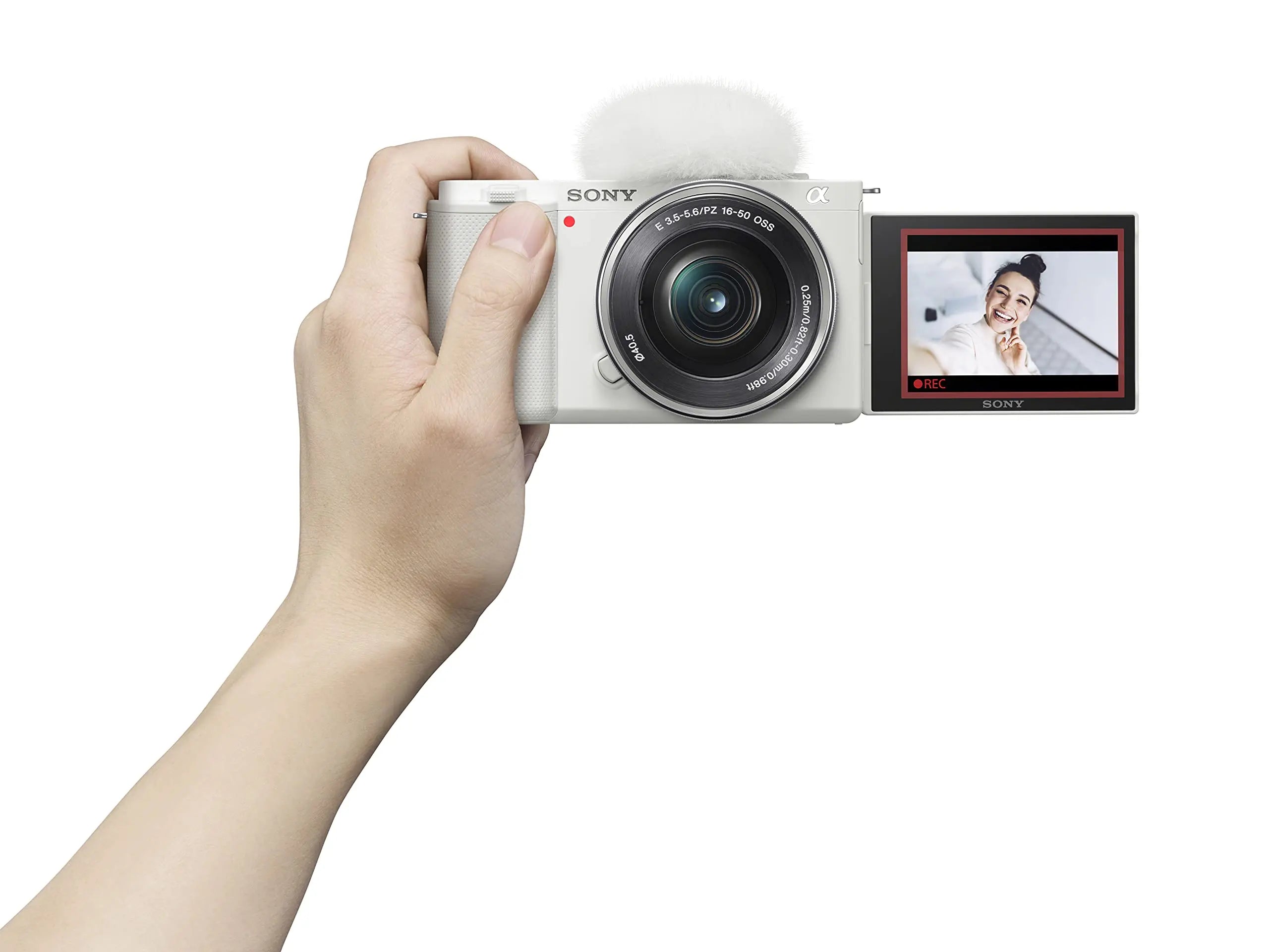 Certified Refurbished - Sony - Alpha ZV-E10 Mirrorless Vlog Camera - Body Only - White SonyBullseye Deals