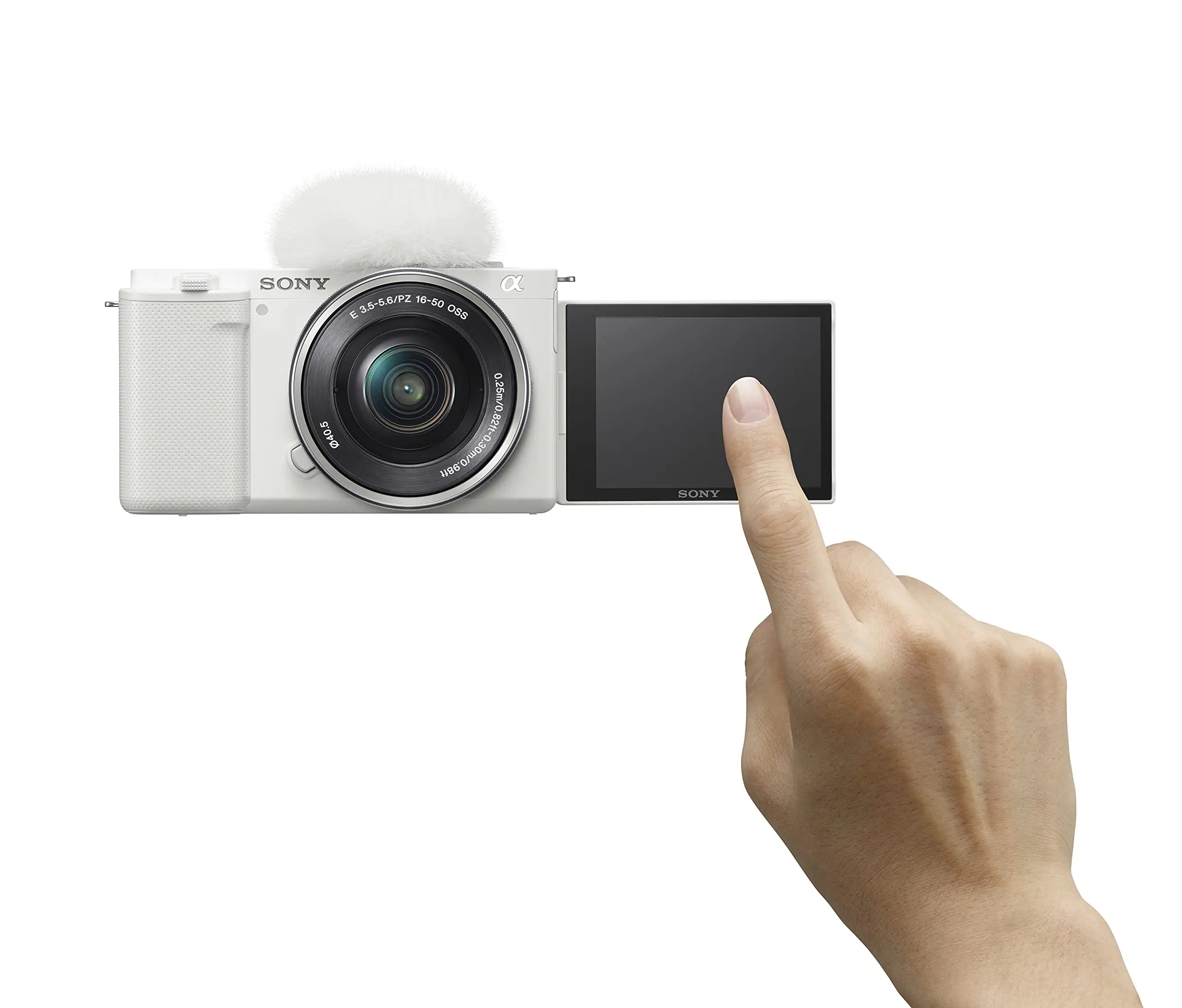 Certified Refurbished - Sony - Alpha ZV-E10 Mirrorless Vlog Camera - Body Only - White SonyBullseye Deals