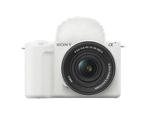 Certified Refurbished - Sony - Alpha ZVE10 II: APS-C Content Creatorsï¿½ Camera Kit - White SonyBullseye Deals