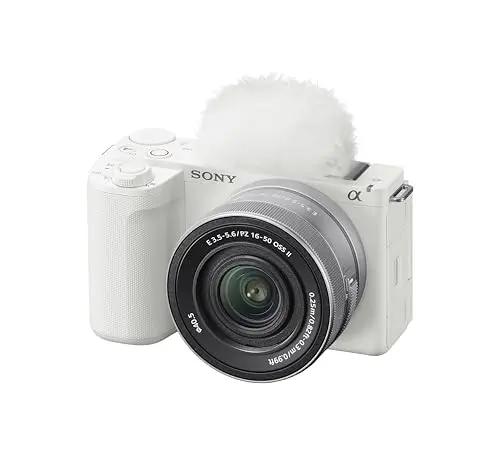 Certified Refurbished - Sony - Alpha ZVE10 II: APS-C Content Creatorsï¿½ Camera Kit - White SonyBullseye Deals