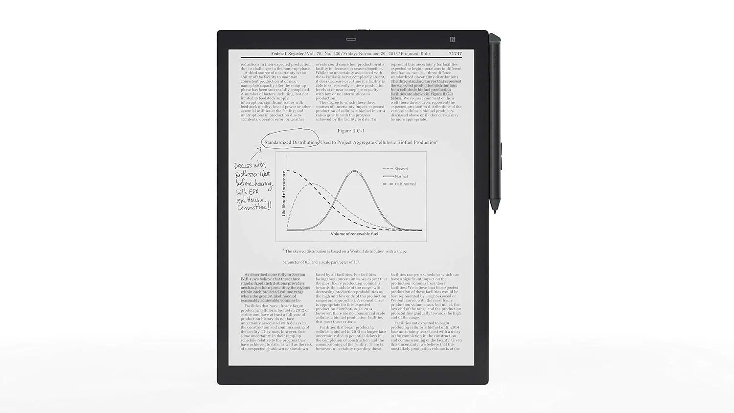 Certified Refurbished - Sony DPT-RP1/B 13â Digital Paper, Black SonyBullseye Deals
