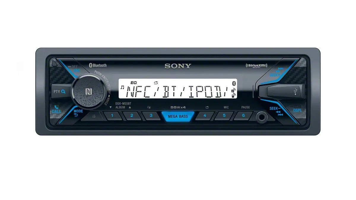 Certified Refurbished - Sony DSX-M55BT Marine Digital Media Receiver with Bluetooth USB Input SonyBullseye Deals