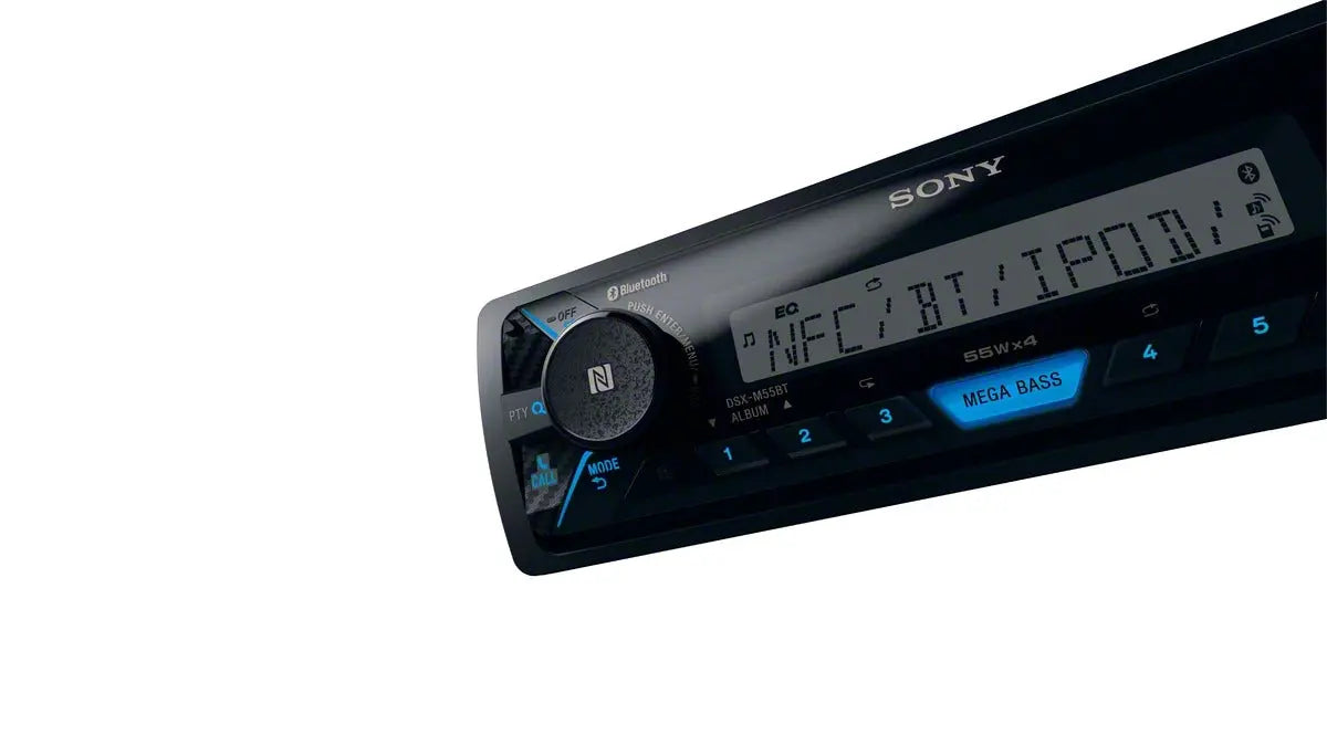 Certified Refurbished - Sony DSX-M55BT Marine Digital Media Receiver with Bluetooth USB Input SonyBullseye Deals
