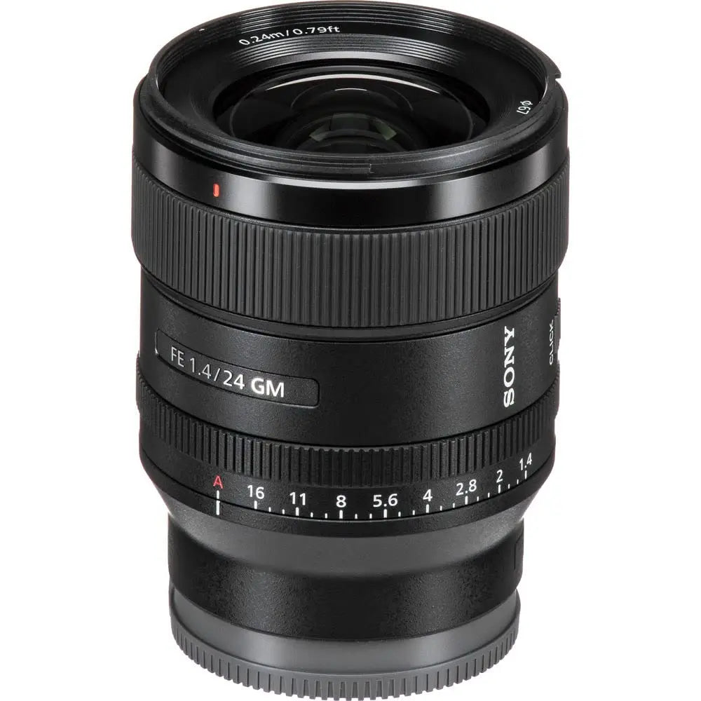 Certified Refurbished - Sony E-mount FE 24mm F1.4 GM Full Frame Wide-angle Prime Lens (SEL24F14GM) SonyBullseye Deals