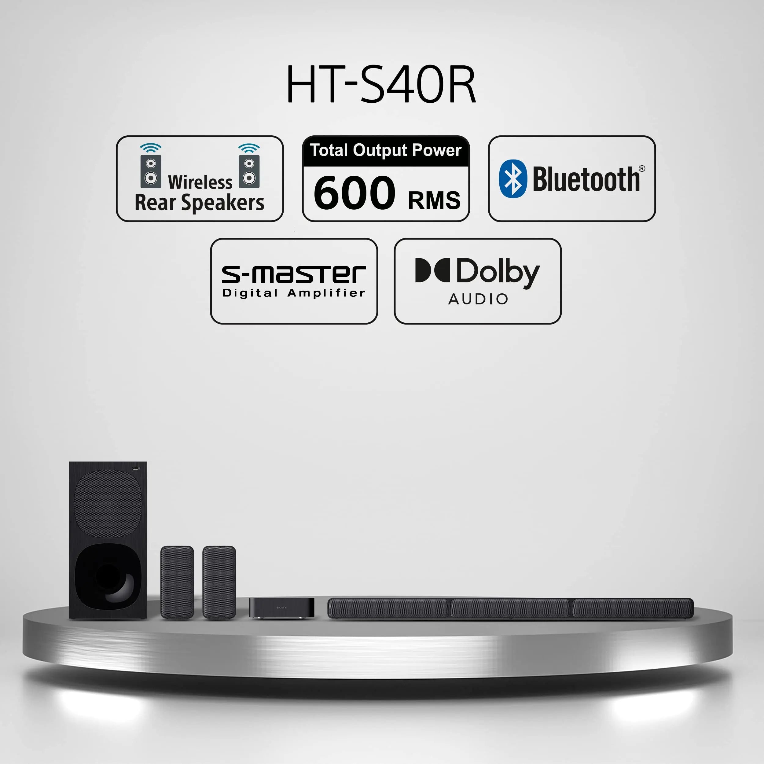 Certified Refurbished - Sony HTS40R 5.1ch Home Cinema Soundbar System SonyBullseye Deals