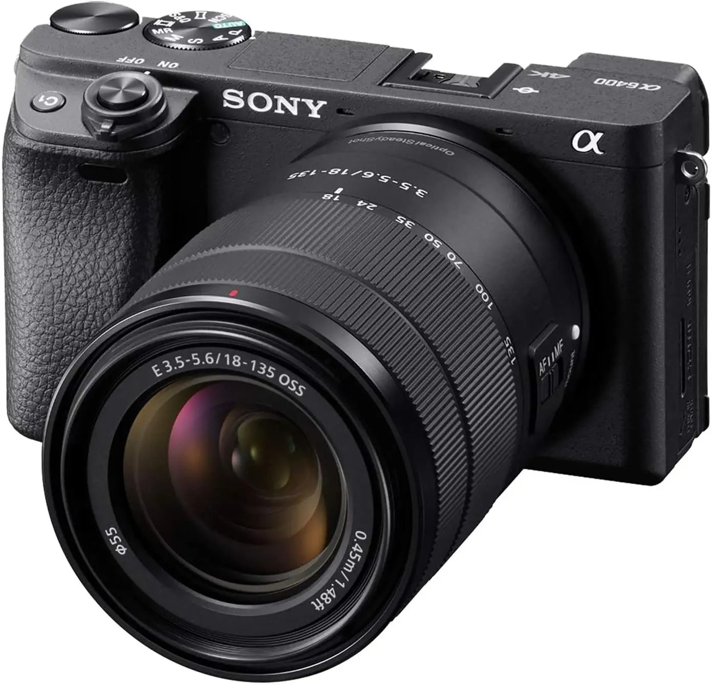 Certified Refurbished - Sony ILCE-6400M/B a6400 Mirrorless APS-C Camera with 18-135mm lens SonyBullseye Deals