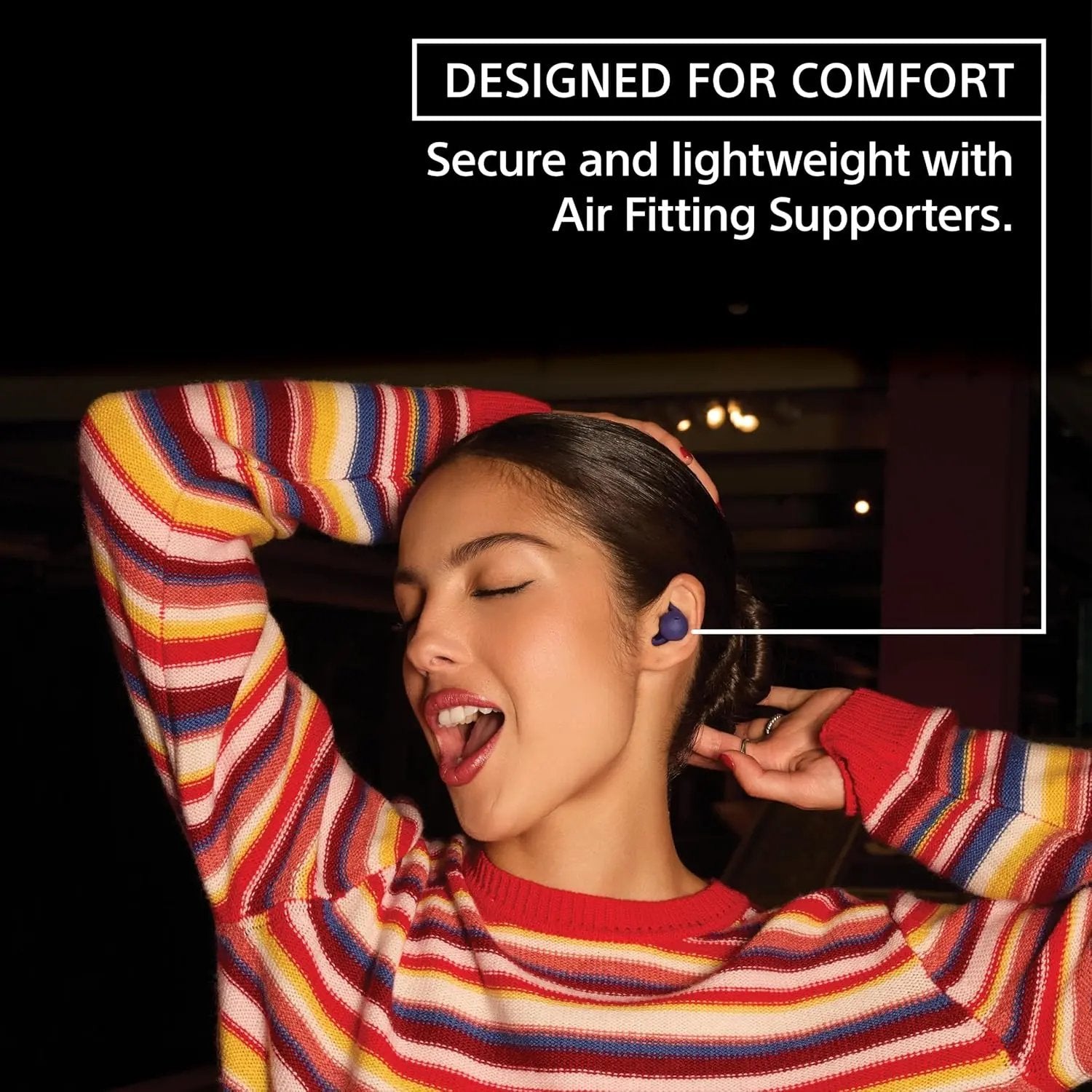 Certified Refurbished - Sony - LinkBuds Fit True Wireless Noise Canceling Earbuds - Violet SonyBullseye Deals