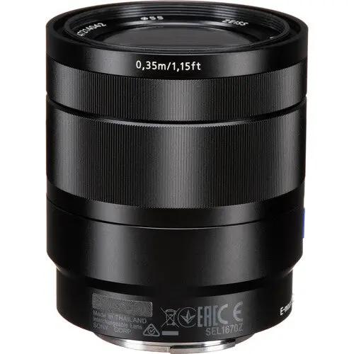 Certified Refurbished - Sony SEL1670Z Vario-Tessar T E 16-70mm F4 ZA OSS | Black SonyBullseye Deals