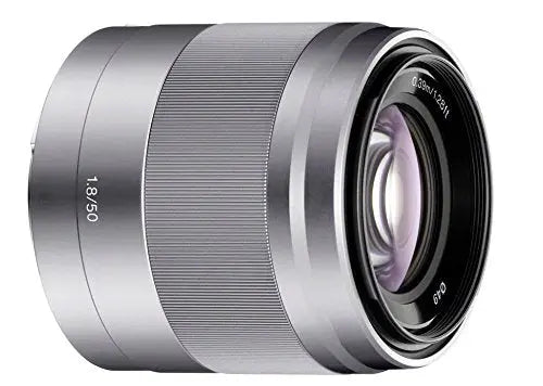 Certified Refurbished - Sony SEL50F18 50mm f/1.8 Lens | Silver SonyBullseye Deals