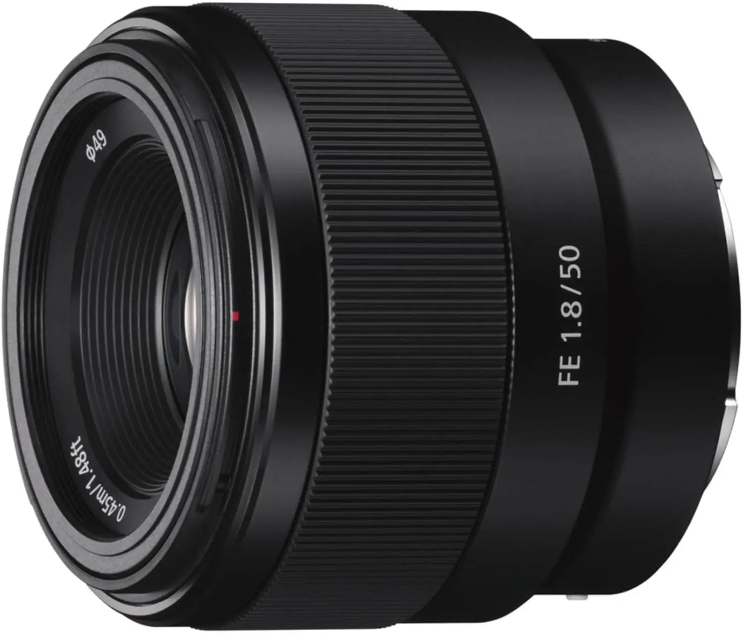 Certified Refurbished - Sony SEL50F18 50mm f/1.8 Lens for Sony E Mount Nex Cameras (Black) - Fixed SonyBullseye Deals