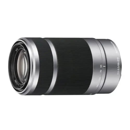 Certified Refurbished - Sony SEL55210 E 55-210mm F4.5-6.3 OSS E-mount Wide Zoom Lens - Silver - Secondipity