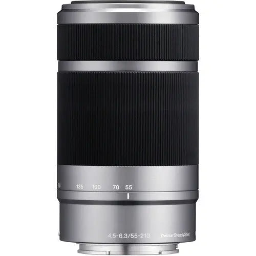 Certified Refurbished - Sony SEL55210 E 55-210mm F4.5-6.3 OSS E-mount Wide Zoom Lens - Silver - Secondipity