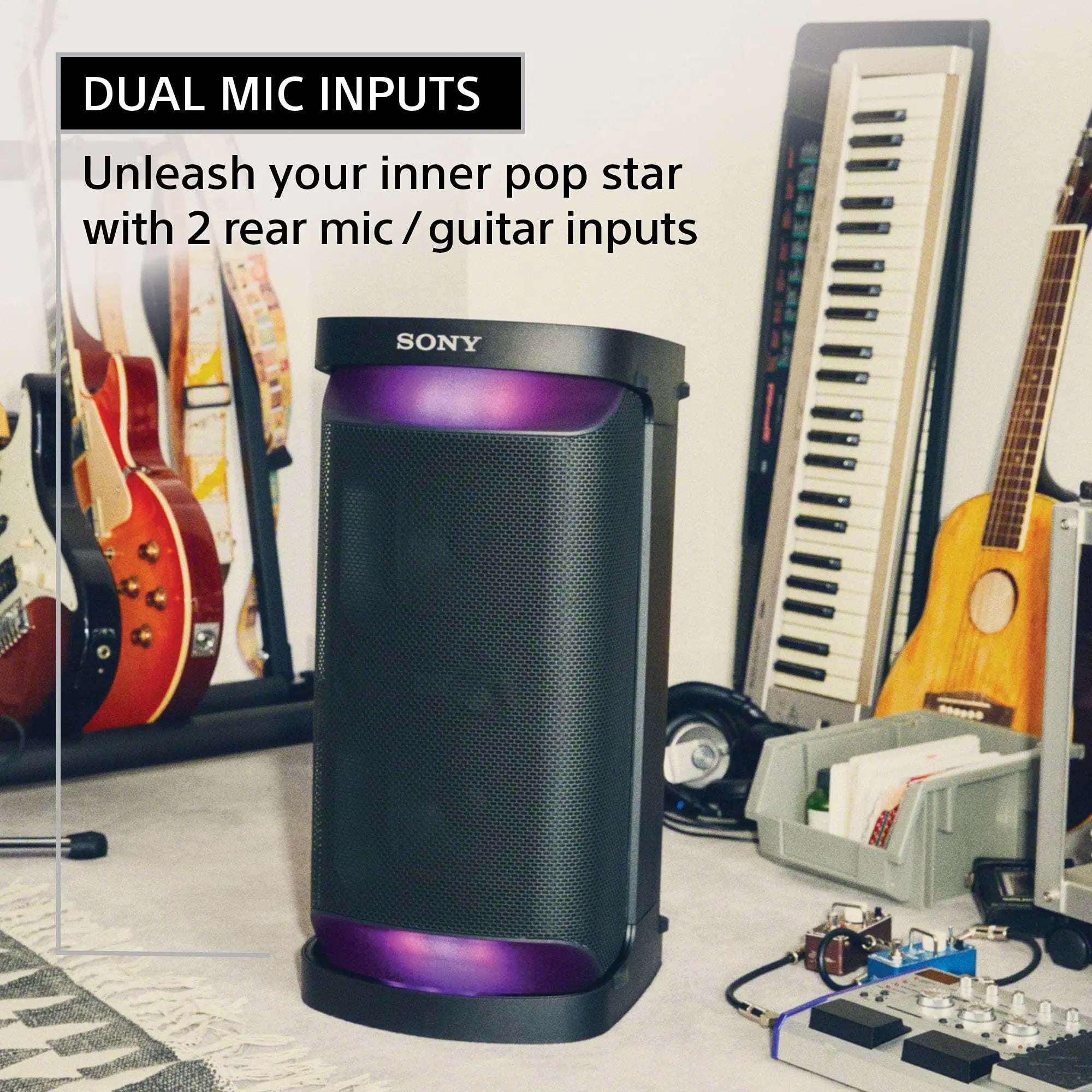 Certified Refurbished - Sony SRS-XP500 X-Series Wireless Portable Bluetooth Karaoke Party-Speaker SonyBullseye Deals