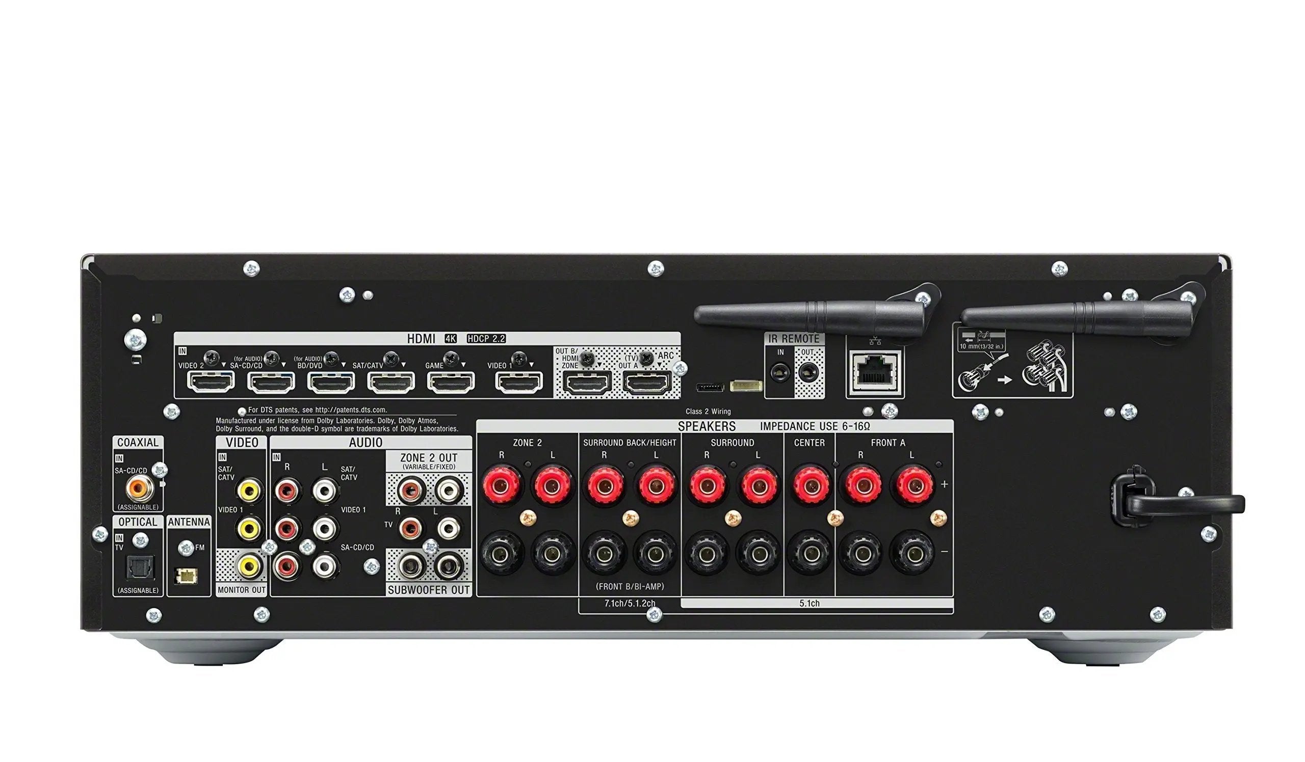 Certified Refurbished - Sony STR-DN1080 7.2ch 4K Dolby Atmos Wi-Fi Network AV Receiver 6-in/2-out HDMI SonyBullseye Deals