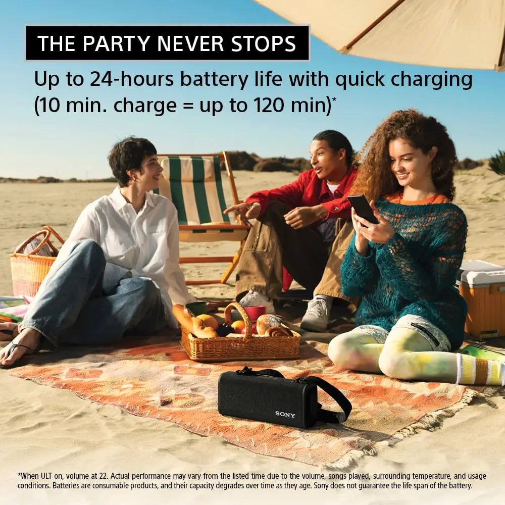 Certified Refurbished - Sony ULT FIELD 3 Bluetooth Wireless Speaker - SRS-ULT30/B SonyBullseye Deals