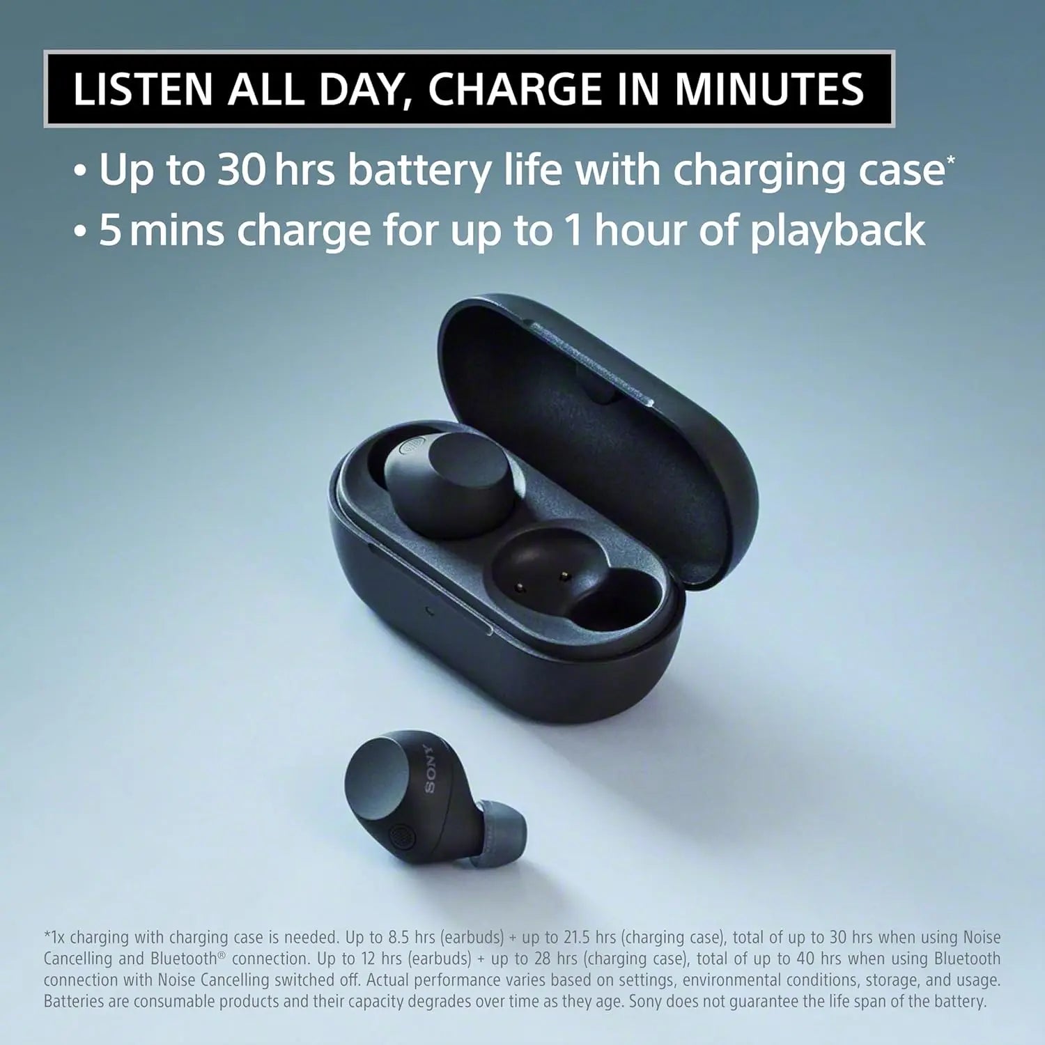 Certified Refurbished - Sony WF-C710N/W True Wireless Noise Cancelling Bluetooth In-Ear Headphones - White SonyBullseye Deals