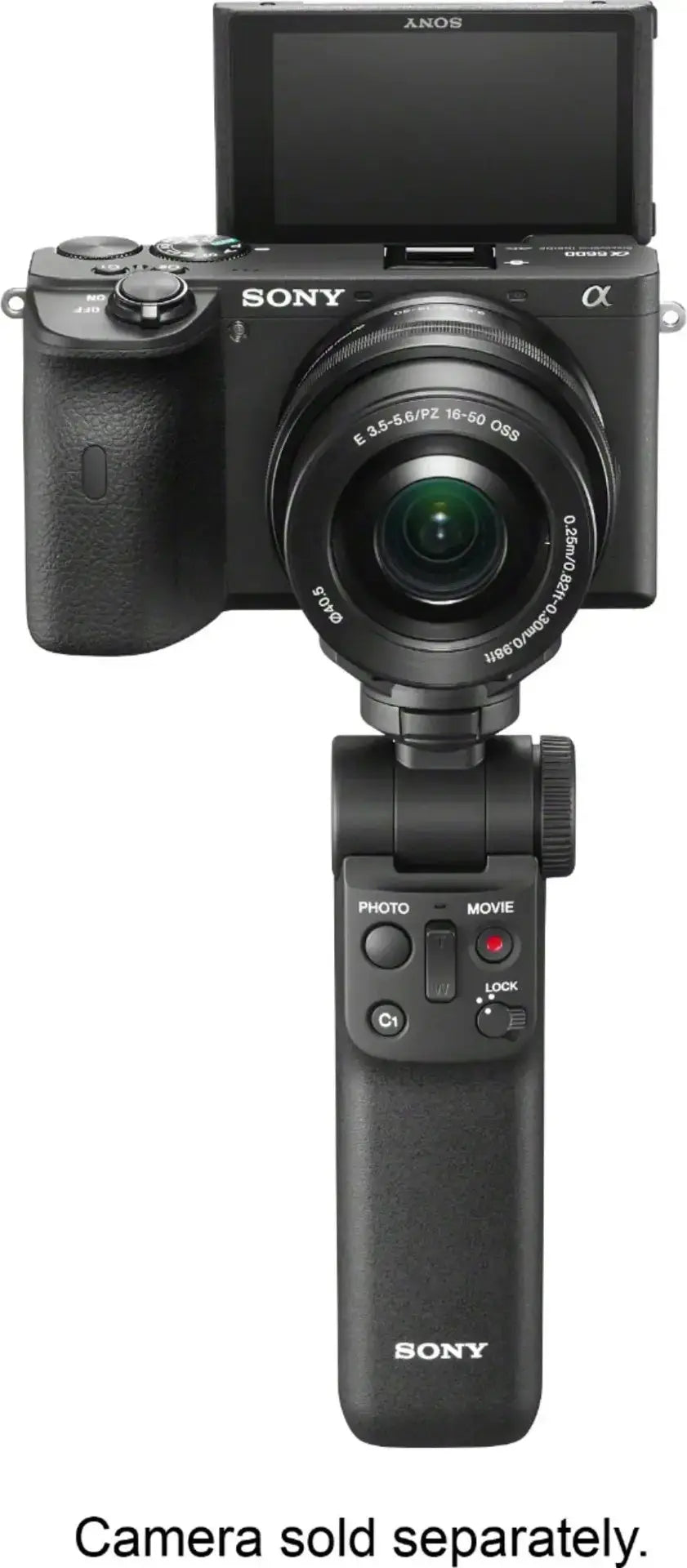 Certified Refurbished - Sony - Wi-Fi Bluetooth Remote with Shooting Grip - Black SonyBullseye Deals