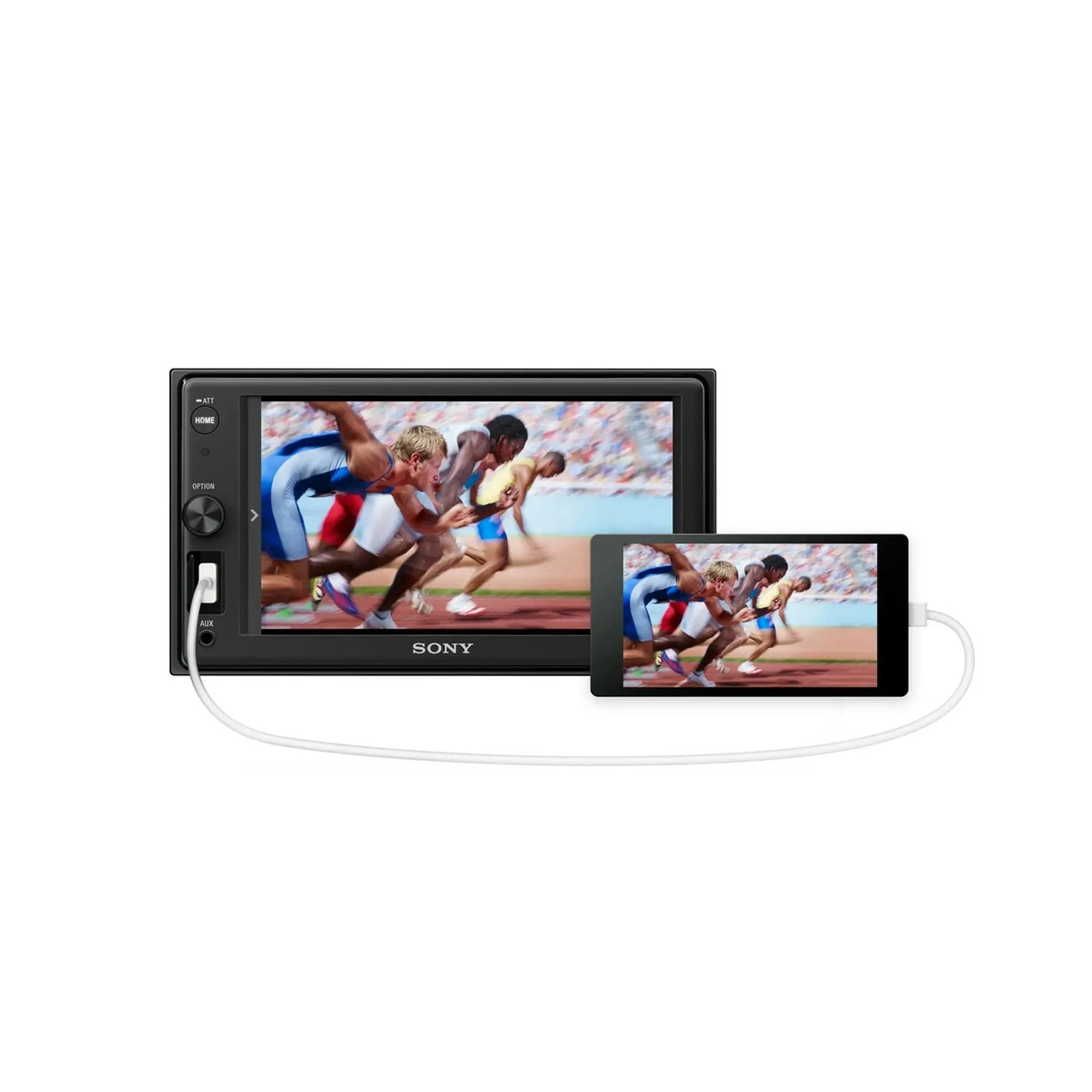 Certified Refurbished - Sony XAV-1500 - Digital receiver - 6.2  Touch Screen Display - 55 Watts x 4 SonyBullseye Deals