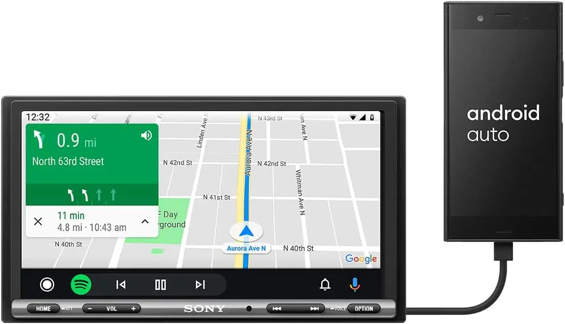 Certified Refurbished - Sony XAV-AX150 Digital receiver display - 6.95
