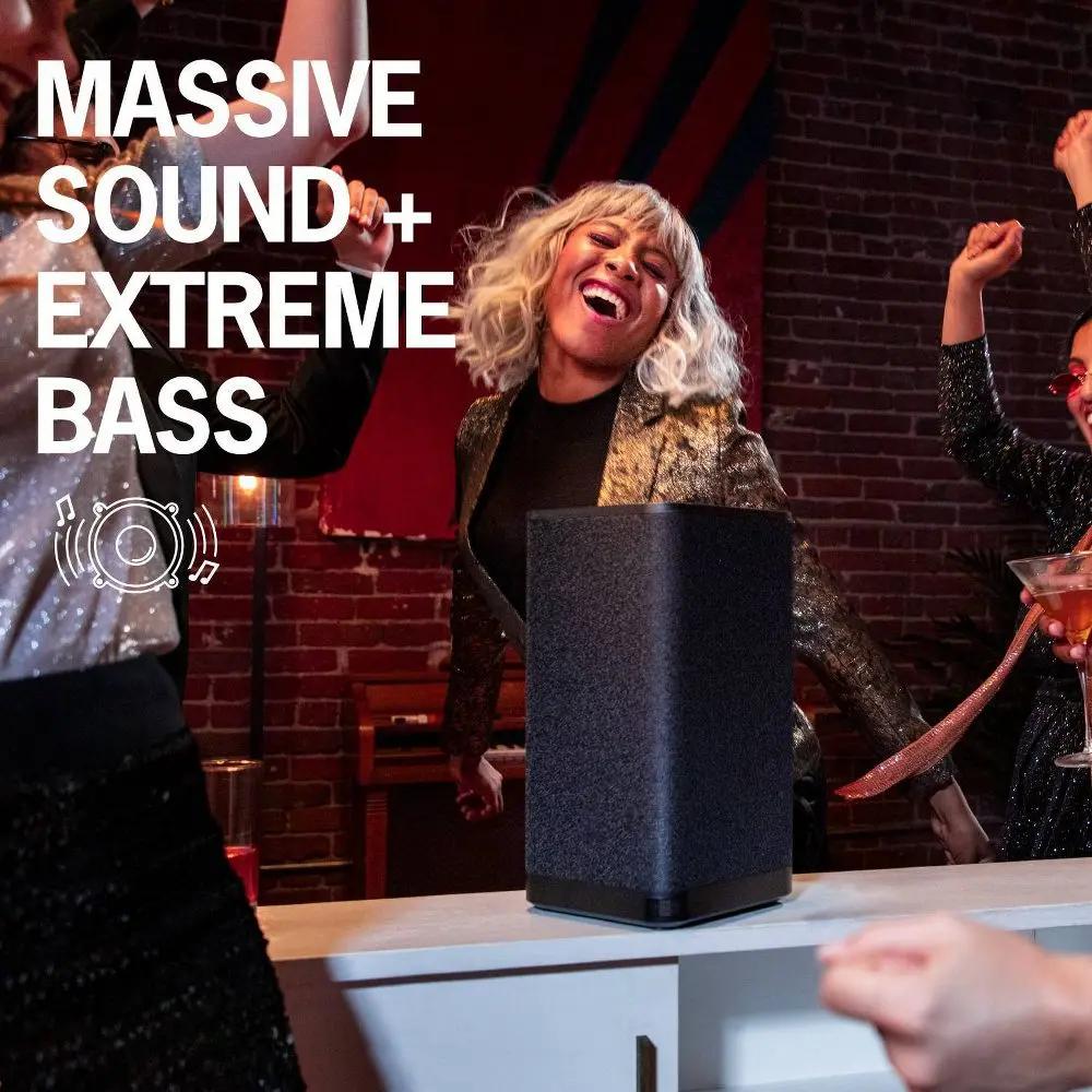 Certified Refurbished - Ultimate Ears - HYPERBOOM Portable Bluetooth Waterproof Party Speaker with Big Bass - Black Ultimate EarsBullseye Deals