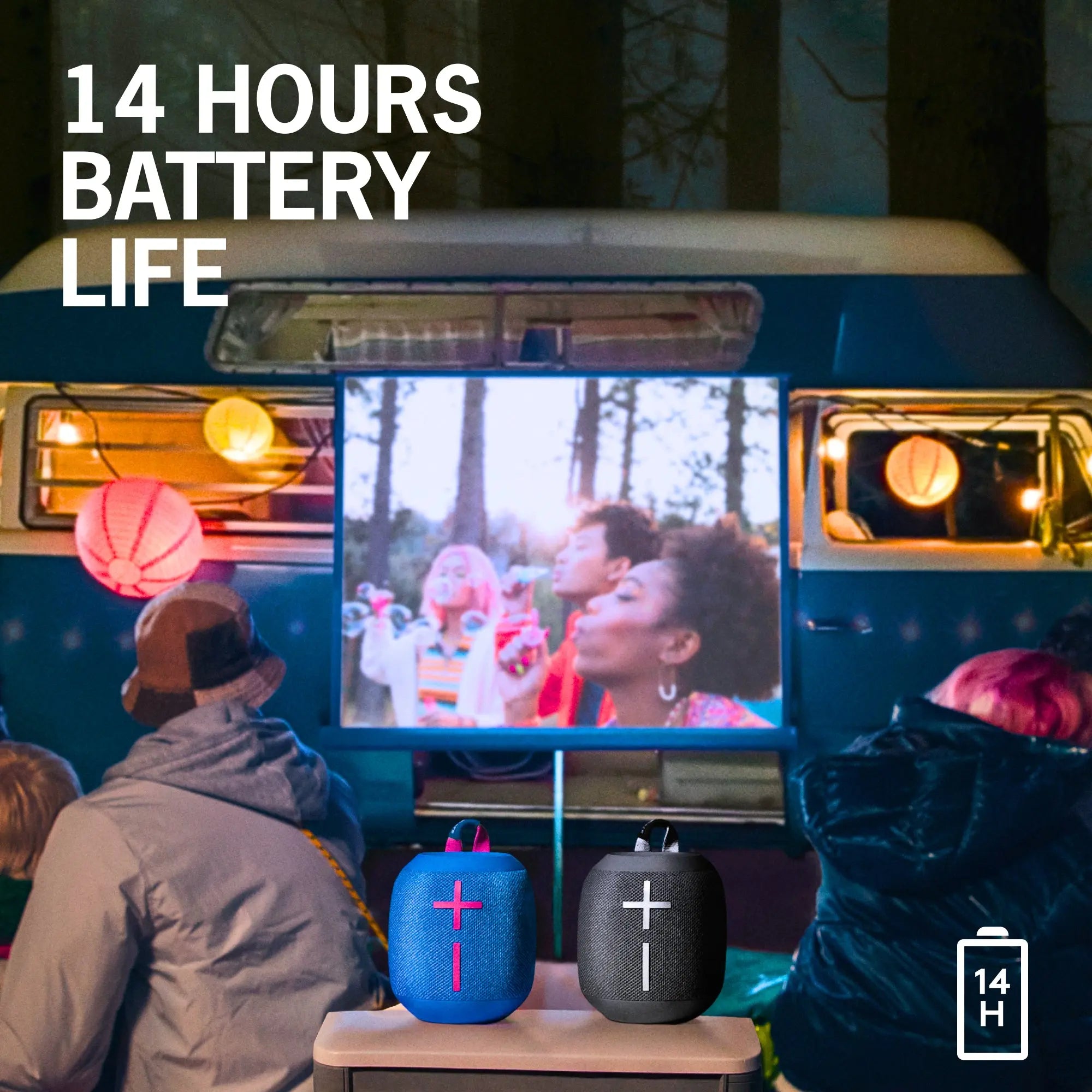 Certified Refurbished - Ultimate Ears WONDERBOOM 3, Small Portable Wireless Bluetooth Speaker - Blue Ultimate EarsBullseye Deals