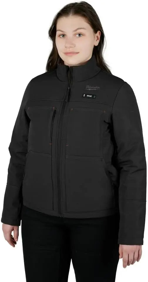 Open Box -  Milwaukee Tool Women's Small M12 12V Li-Ion Cordless AXIS Black Heated Quilted Jacket Kit w/(1) 2Ah Battery/Charger - Secondipity