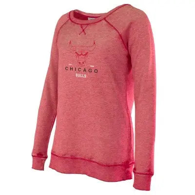 Chicago Bulls Women's Pullover Team Logo Sweatshirts Officially Licensed NBA NBABullseye Deals