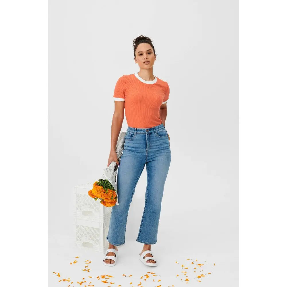 DENIZEN from Levi's Women's High Rise Flare Crop Jeans Heavyweight DENIZEN from Levi'sBullseye Deals