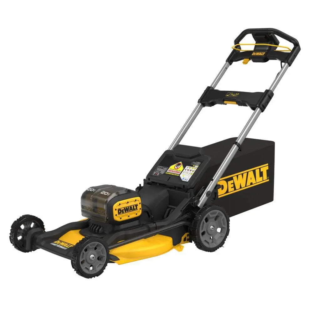 DEWALT 20-Volt MAX 21.5 in. Lithium-Ion Battery Powered Walk Behind Push Mower with Two (2) 10.0 Ah Batteries and Chargers - Secondipity
