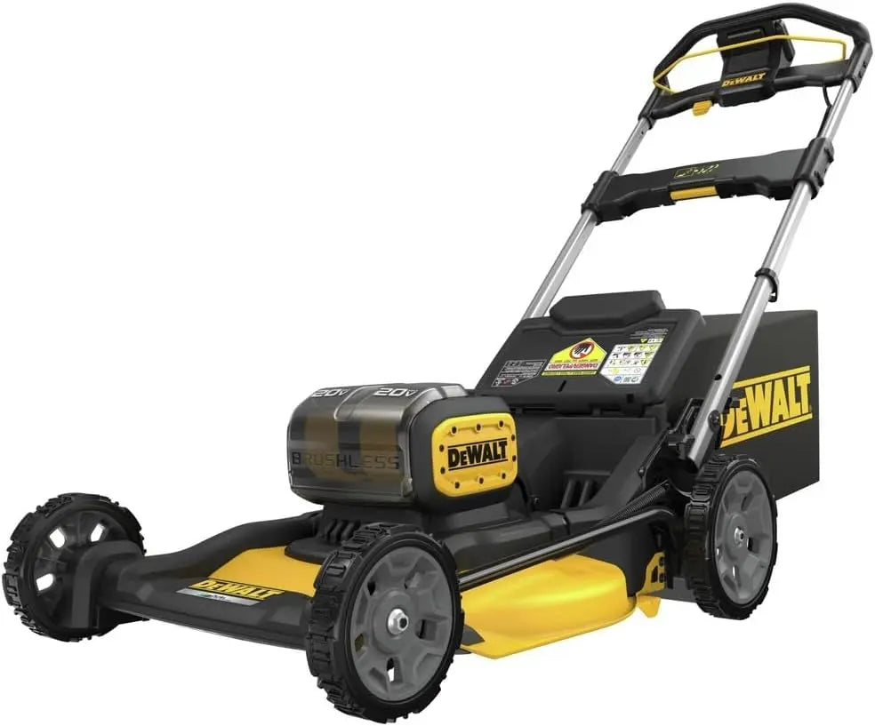 DEWALT 20-Volt MAX 21.5 in. Lithium-Ion Battery Powered Walk Behind Push Mower with Two (2) 10.0 Ah Batteries and Chargers - Secondipity