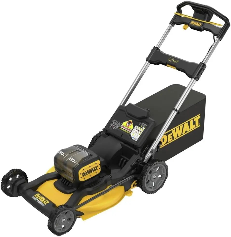 DEWALT 20-Volt MAX 21.5 in. Lithium-Ion Battery Powered Walk Behind Push Mower with Two (2) 10.0 Ah Batteries and Chargers - Secondipity