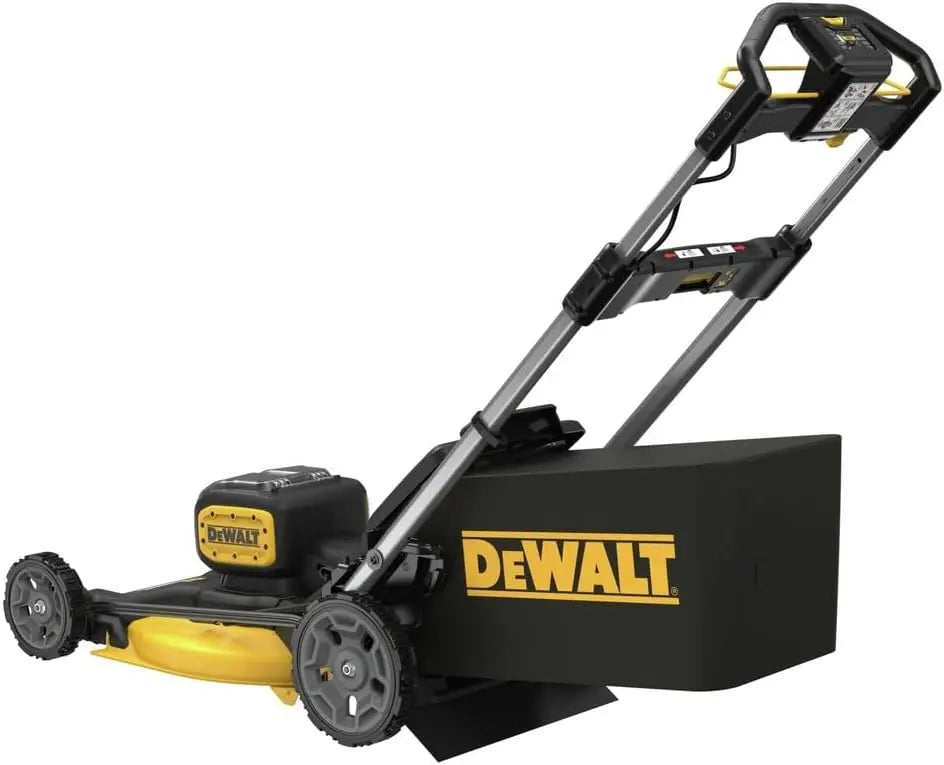 DEWALT 20-Volt MAX 21.5 in. Lithium-Ion Battery Powered Walk Behind Push Mower with Two (2) 10.0 Ah Batteries and Chargers - Secondipity