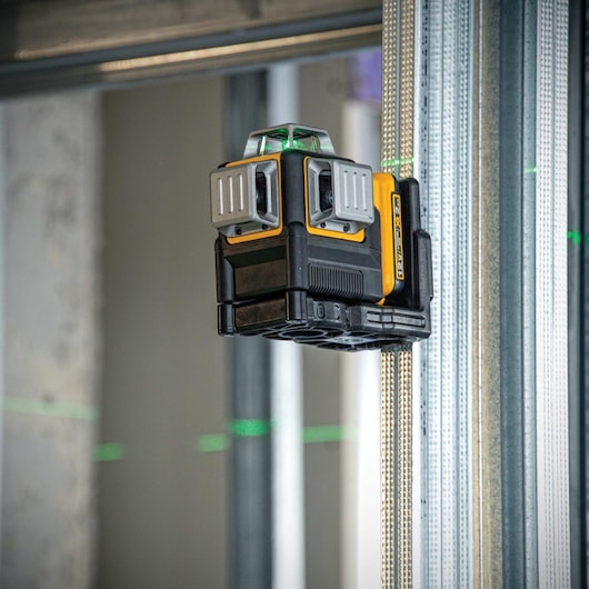 Open Box -  DEWALT DW089LG 12-V MAX 100 ft Green Self-Leveling 3-Beam 360 Degree Laser Level DEWALTBullseye Deals