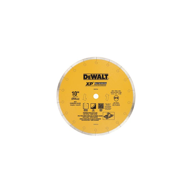 Used - DEWALT DW4764 10-Inch by .060-Inch Premium XP4 Tile Blade Wet