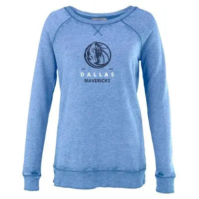 Dallas Mavericks Women's Pullover Team Logo Sweatshirts Officially Licensed NBA Dallas MavericksBullseye Deals