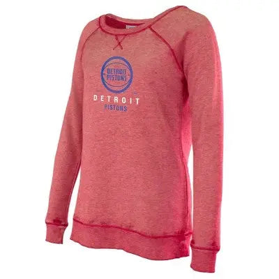 Detroit Pistons Women's Retro Logo Fleece Sweatshirt Detroit PistonsBullseye Deals