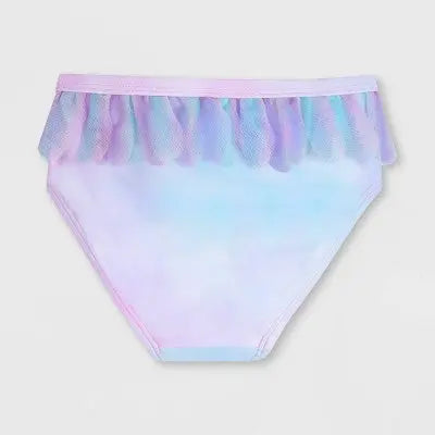 Disney Frozen Elsa Kids Girls 2-Piece Swim Sets Swimsuits UPF 50+ UV Protection ElsaBullseye Deals